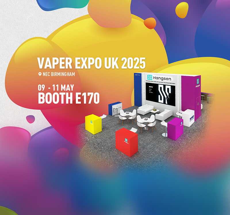 Hangsen Returns to The Vaper Expo UK 2025 to Launch Next-Generation BAR SALTS Flavour Solutions